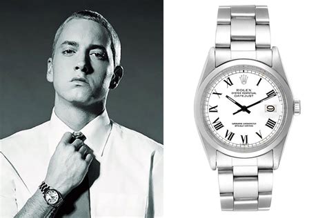 eminem interview rolex watch|Eminem watch collection.